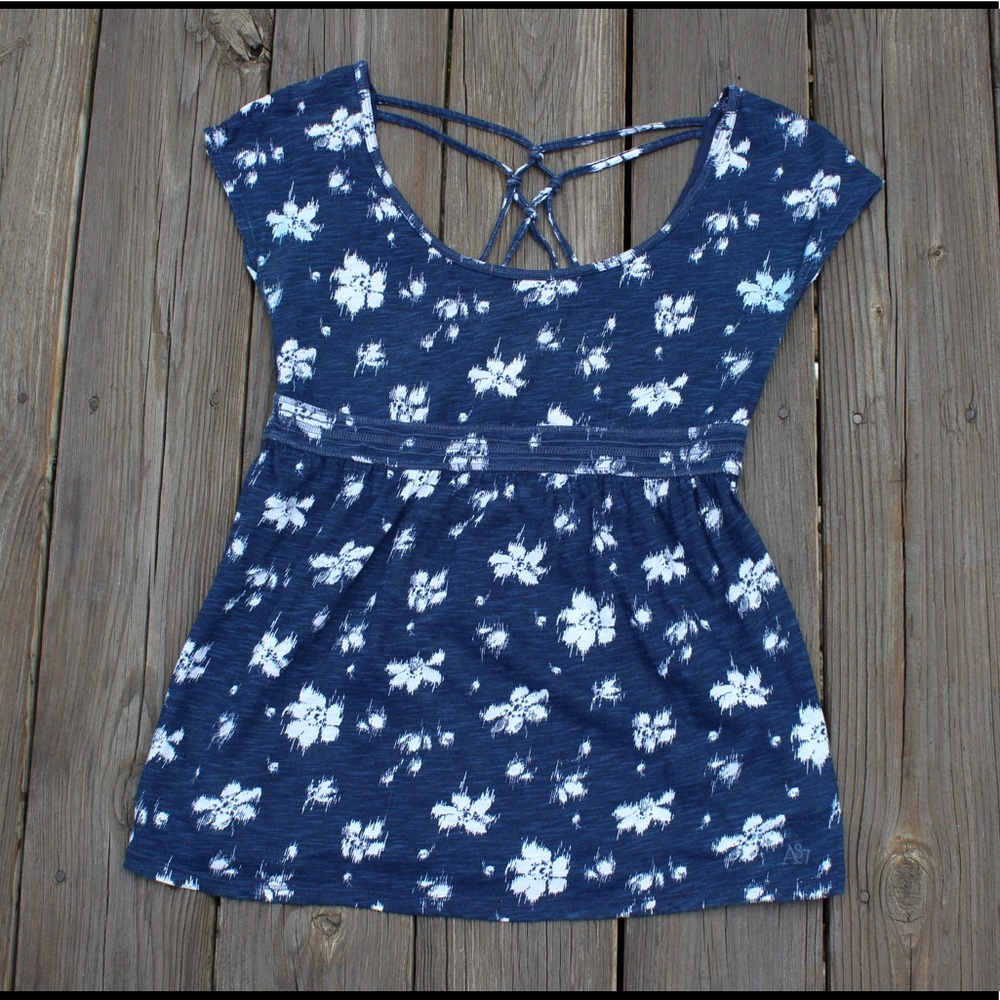 Blue & White Floral Shirt